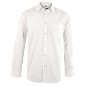 Mens Long Sleeve Haiden Shirt - White