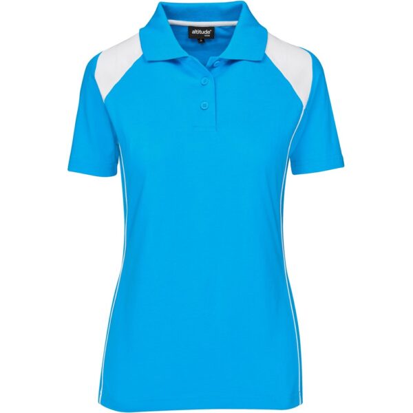 Ladies Infinity Golf Shirt - Cyan