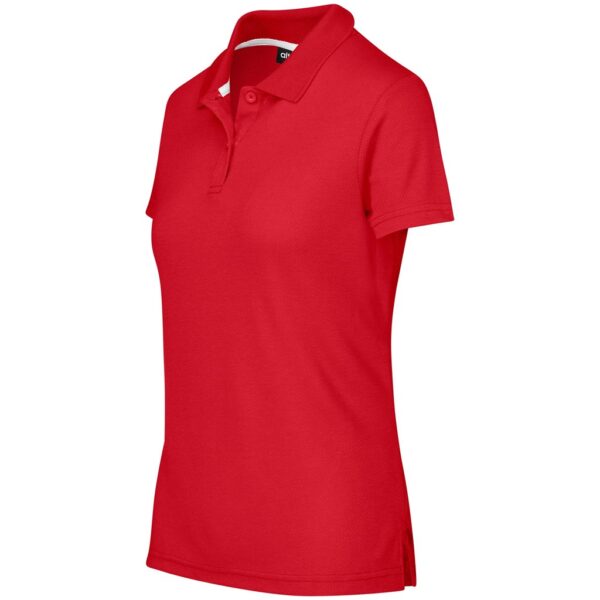 Ladies Bayside Golf Shirt - Red