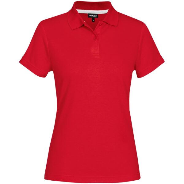 Ladies Bayside Golf Shirt - Red
