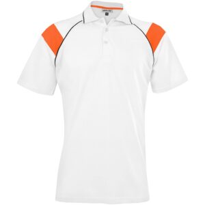 Mens Score Golf Shirt - Orange
