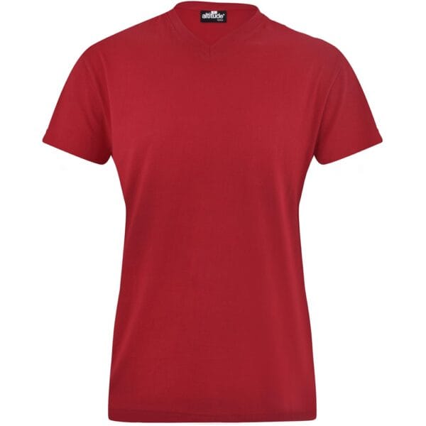 Ladies Vital 160 V-Neck T-Shirt - Red