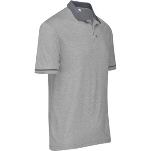 Mens Verge Golf Shirt - Grey