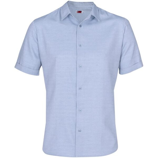Mens Short Sleeve Wallstreet Shirt - Blue
