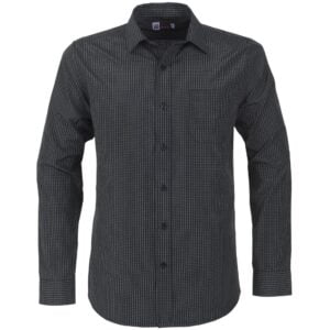 Mens Long Sleeve Huntington Shirt - Black