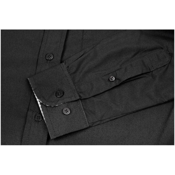 Mens Long Sleeve Warrington Shirt - Black