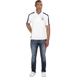 Mens Monte Carlo Golf Shirt - White