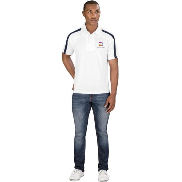 Mens Monte Carlo Golf Shirt - White
