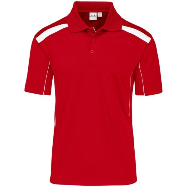 Mens United Golf Shirt - Red