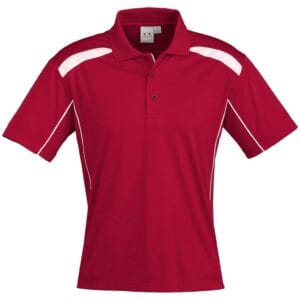 Mens United Golf Shirt - Red