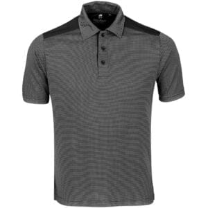 Mens Sterling Ridge Golf Shirt - Black